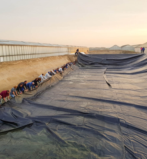 Vier waterbassins, De Kwakel