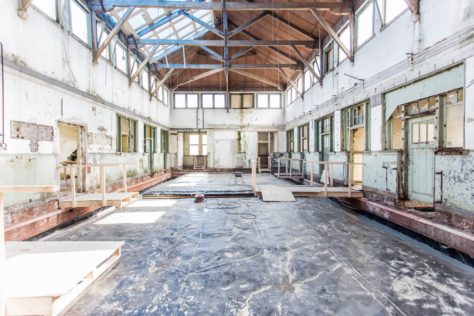 Lámina antigás en un restaurante, Zaandam