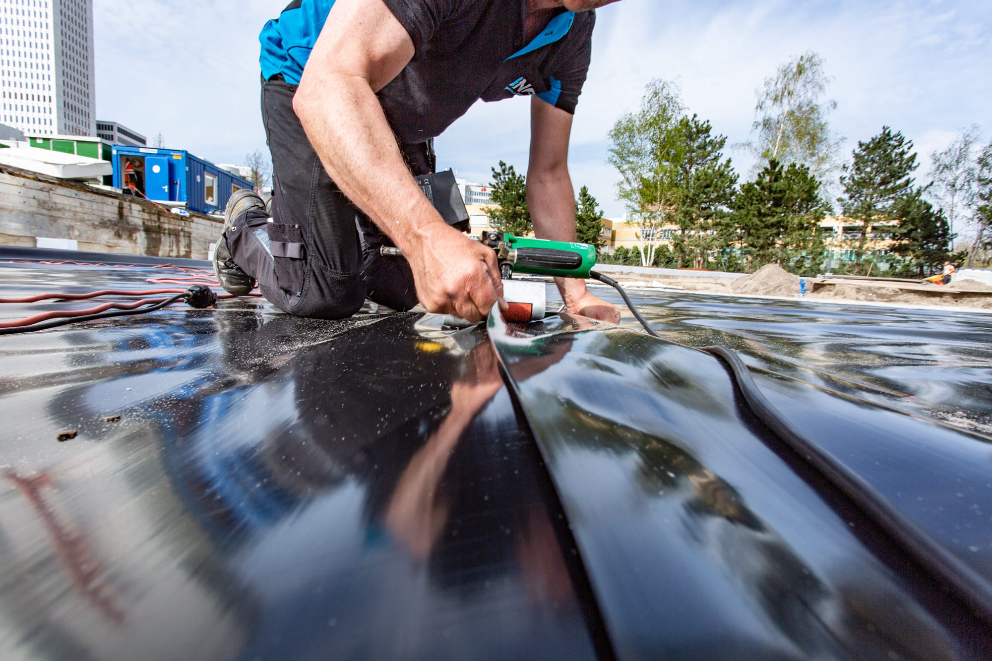 Capa de lámina para azotea verde, Rotterdam