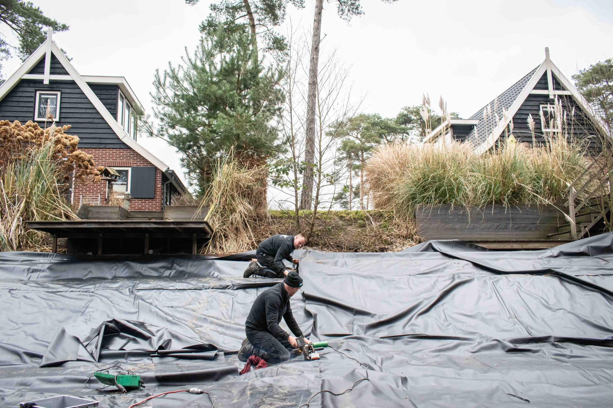 Estanques en un parque de vacaciones, Hoge Veluwe