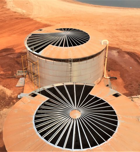 Tanks for drinking water supply, Angola